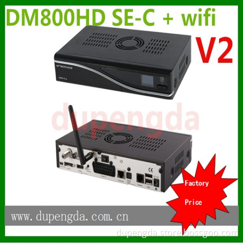 2014 Dm800se V2 SIM 2.2 Dm 800se SIM 2.2 HD V2 Satellite Receiver Enigma 2 Dm 800 HD Se Digital Decoder with WiFi